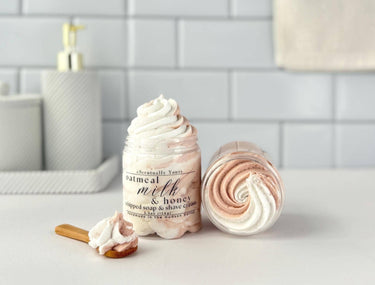 eScentually Yours - Oatmeal Milk & Honey Whipped Soap & Foaming Sugar Scrub: Foaming Body Scrub / 2
